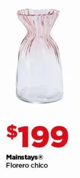 Bodega Aurrerá Mainstays florero chico oferta