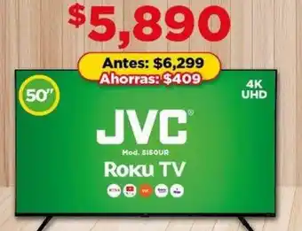 Bodega Aurrerá Jvc roku tv 50" oferta
