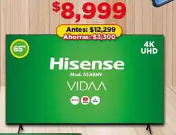 Bodega Aurrerá Hisense tv 65" oferta