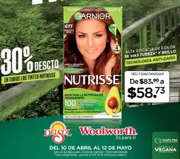Woolworth Garnier nutrisse oferta