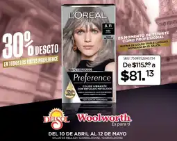 Woolworth L'oréal preference oferta