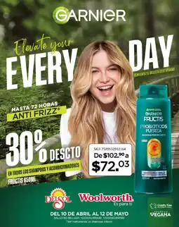 Woolworth Garnier fructis oferta