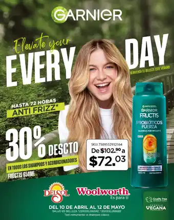 Woolworth Garnier fructis oferta