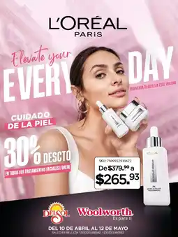 Woolworth L'oreal glycolic-bright oferta