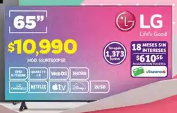 Soriana Híper LG tv 65" oferta