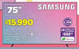 Soriana Híper Samsung tv 75" oferta