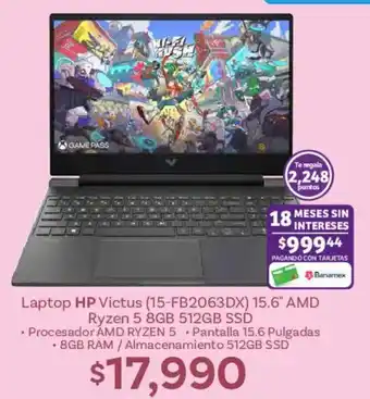 Soriana Híper Hp laptop victus oferta