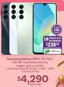 Soriana Híper Samsung galaxy A16 oferta