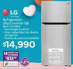 Soriana Híper Lg refrigerador oferta