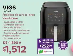 Soriana Híper Vios home freidora de aire oferta