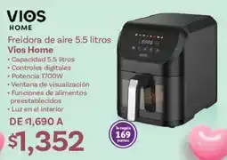 Soriana Híper Vios home freidora de aire oferta