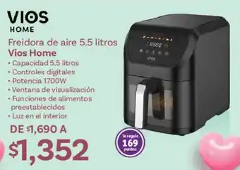 Soriana Híper Vios home freidora de aire oferta
