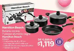 Soriana Híper Hamilton beach batería cocina oferta