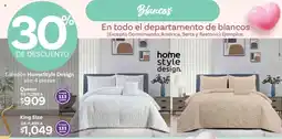 Soriana Híper Homestyle edredón design aire oferta