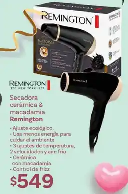 Soriana Híper Remington secadora cerámica & macadamia oferta