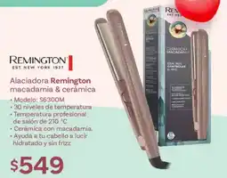 Soriana Híper Remington alaciadora macadamia & cerámica oferta