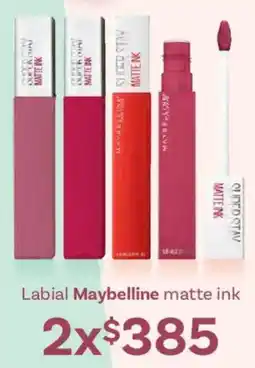 Soriana Híper Maybelline labial matte ink oferta
