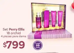 Soriana Híper Set perry ellis 18 orchid oferta