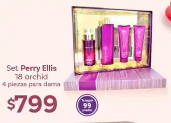 Soriana Híper Set perry ellis 18 orchid oferta