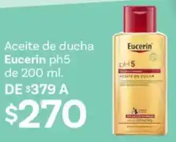Soriana Híper Eucerin aceite de ducha ph5 oferta