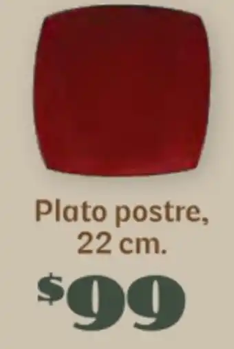 Soriana Súper Plato postre oferta