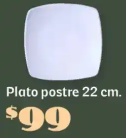 Soriana Súper Plato postre oferta