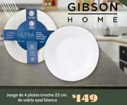 Soriana Súper Juego de 4 platos trinche oferta