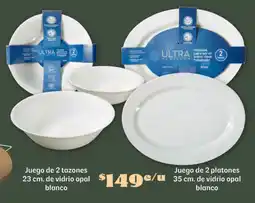 Soriana Súper Juego de 2 tazones oferta