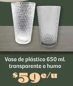 Soriana Súper Vaso de plástico transparente o humo oferta