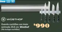 Soriana Súper Wüsthof guarda cuchillos con imán satinado oferta