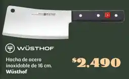 Soriana Súper Wüsthof hacha de acero inoxidable oferta