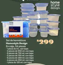 Soriana Súper Home style design set de herméticos oferta