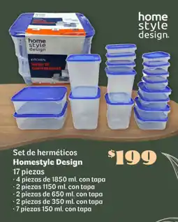 Soriana Súper Home style design set de herméticos oferta