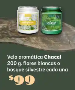 Soriana Súper Chacel vela aromática oferta