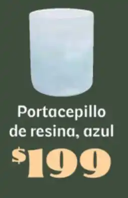 Soriana Súper Portacepillo de resina, azul de resina, azul oferta