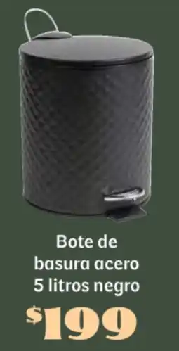Soriana Súper Bote de basura acero oferta