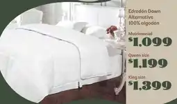 Soriana Súper Edredón down alternative 100% algodón oferta
