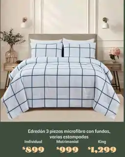 Soriana Súper Edredón 3 piezas microfibra con fundas varios estampados oferta