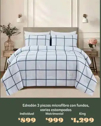 Soriana Súper Edredón 3 piezas microfibra con fundas varios estampados oferta