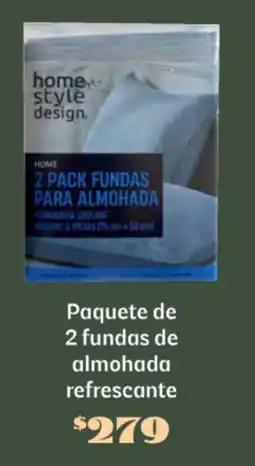Soriana Súper Paquete de 2 fundas de almohada refrescante oferta