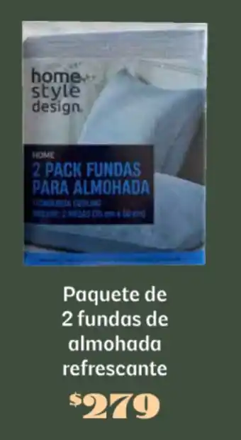 Soriana Súper Paquete de 2 fundas de almohada refrescante oferta