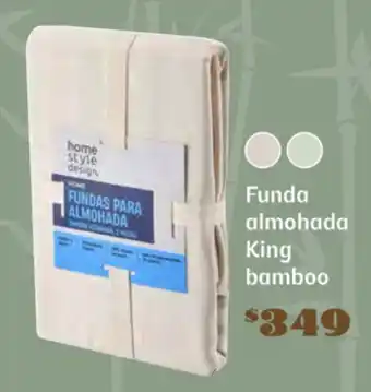 Soriana Súper Funda almohada king bamboo oferta