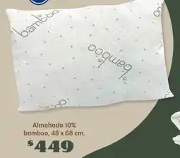 Soriana Súper Almohada 10% bamboo oferta