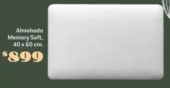 Soriana Súper Almohada Memory Soft oferta