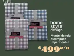 Soriana Súper Home style design mantel de tela estampado impermeable oferta