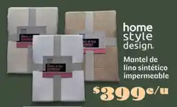 Soriana Súper Home style design mantel de lino sintético impermeable oferta
