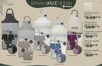 Soriana Súper Home style design delantal algodón oferta