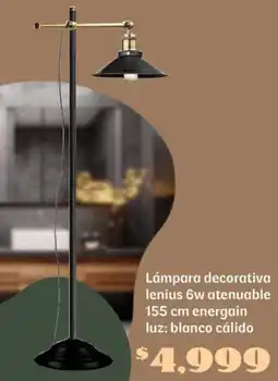 Soriana Súper Lámpara decorativa lenius atenuable energain oferta