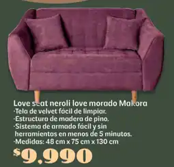 Soriana Súper Makora love seat neroli love morado oferta