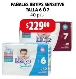 Farmacias Guadalajara Pañales bbtips sensitive oferta